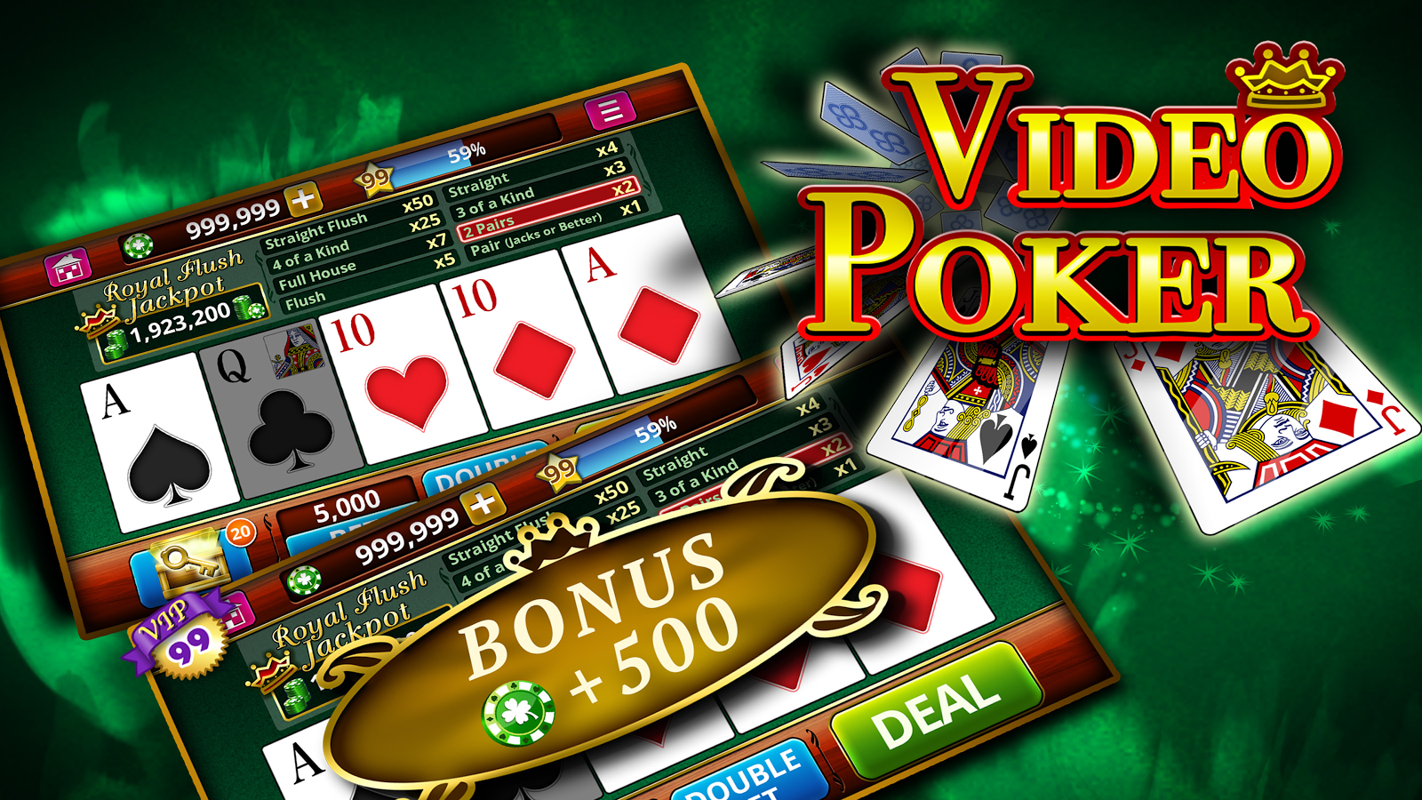 Скриншот игры видео покер