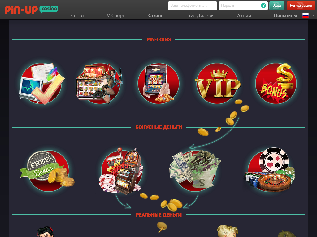 пин ап казино онлайн pin up casino slots