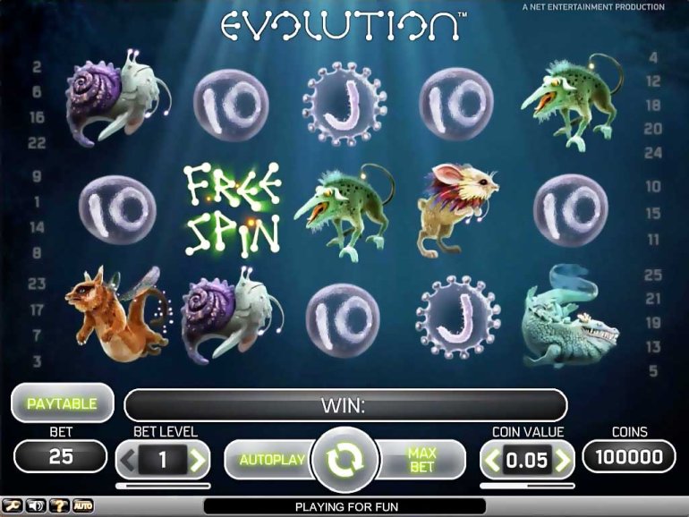 Игровой автомат Evolution 