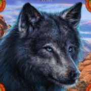 Символ Черный волк в Wolf Canyon: Hold & Win