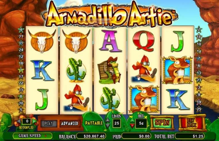 Видео покер Armadillo Artie демо-игра