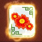 Символ Красные цветы в Mahjong 88