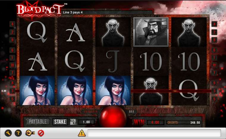 Видео покер Blood Pact демо-игра