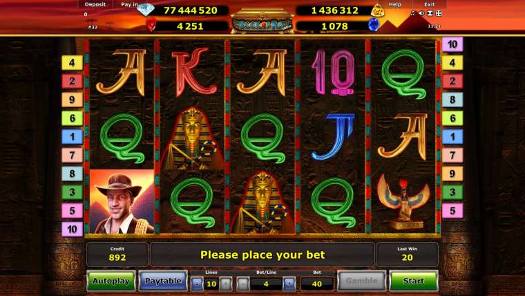 Видео покер Book of Ra Jackpot Edition демо-игра