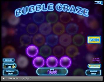 Bubble Craze (IGT) обзор