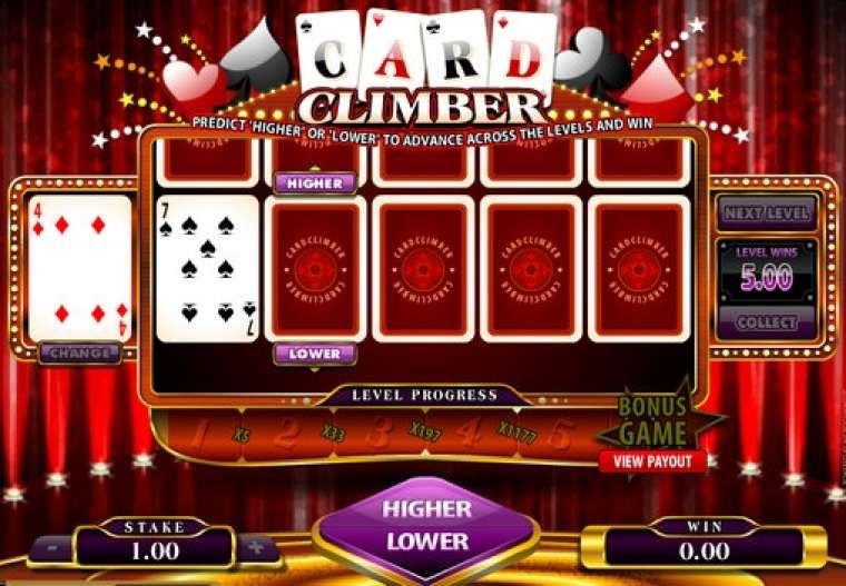 Видео покер Card Climber демо-игра