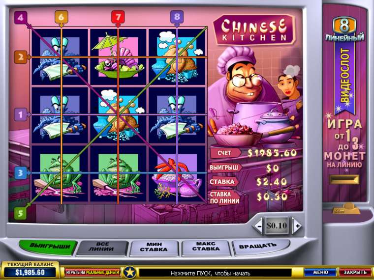 Видео покер Chinese Kitchen демо-игра