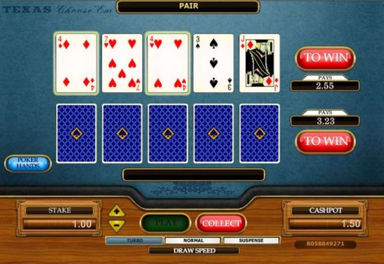 Видео покер Choose ‘Em Poker демо-игра