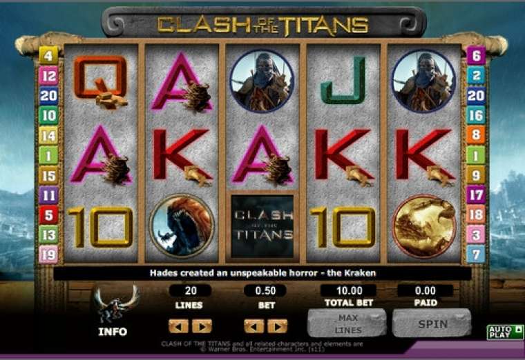 Онлайн слот Clash of the Titans играть