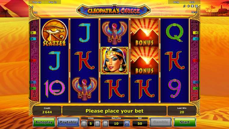 Видео покер Cleopatra’s Choice демо-игра