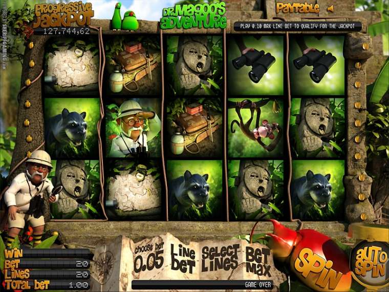 Видео покер Dr. Magoo's Adventure демо-игра