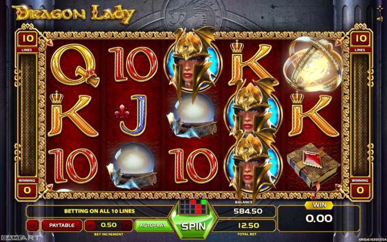 Видео покер Dragon Lady демо-игра