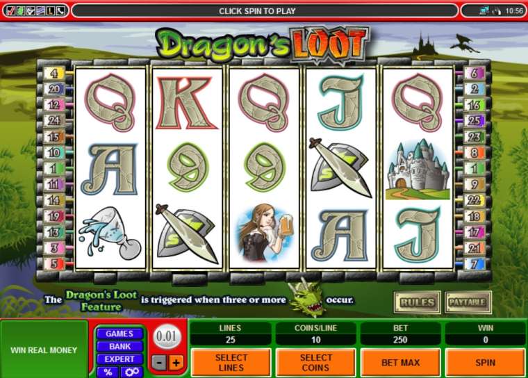 Видео покер Dragon’s Loot демо-игра