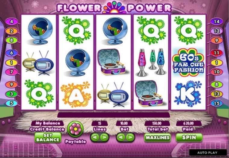 Видео покер Flower Power демо-игра