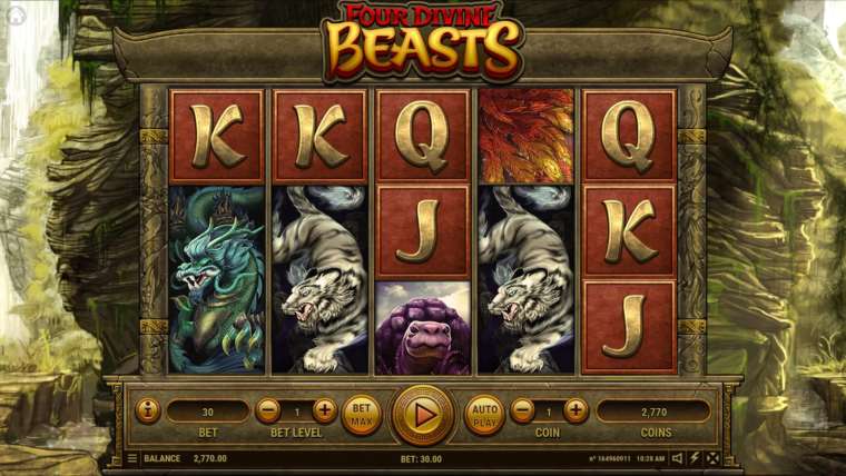 Видео покер Four Divine Beasts демо-игра