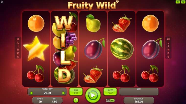 Видео покер Fruity Wild демо-игра