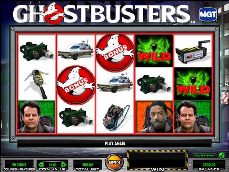 Онлайн слот Ghostbusters играть