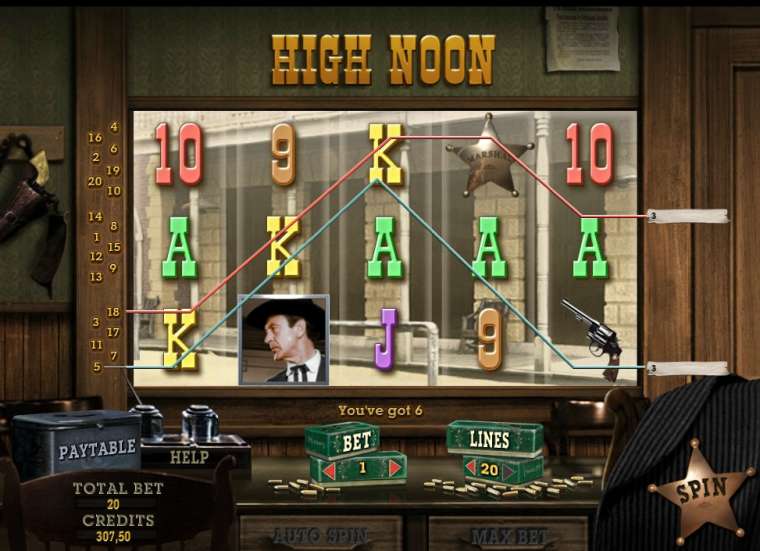 Видео покер High Noon демо-игра