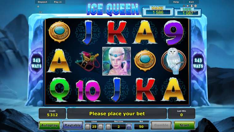 Видео покер Ice Queen демо-игра