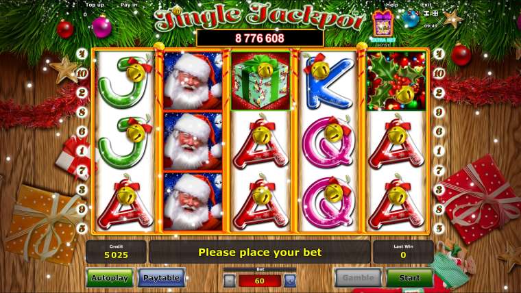 Видео покер Jingle Jackpot демо-игра