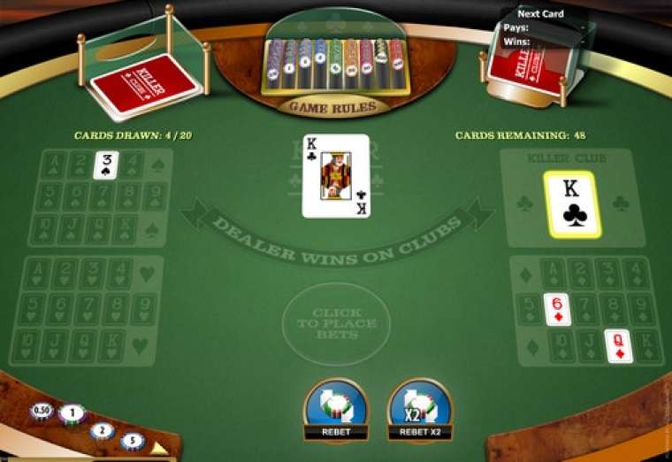 Видео покер Killer Clubs демо-игра