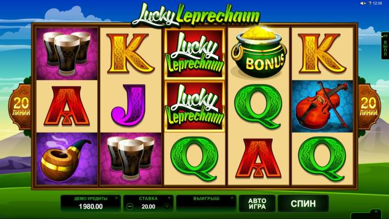 Видео покер Lucky Leprechaun демо-игра