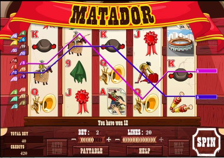 Онлайн слот Matador играть