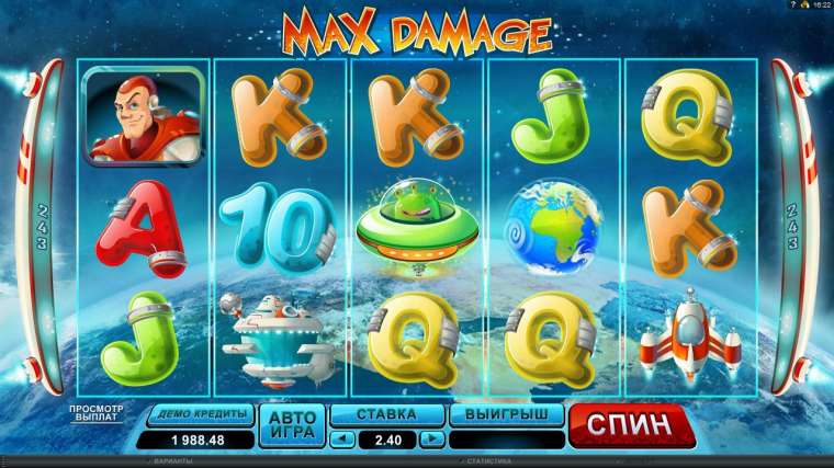 Видео покер Max Damage демо-игра