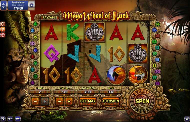Видео покер Maya Wheel of Luck демо-игра