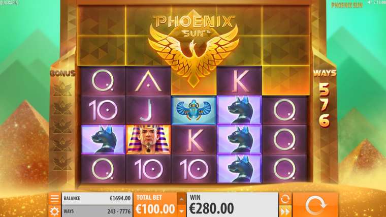 Видео покер Phoenix Sun демо-игра