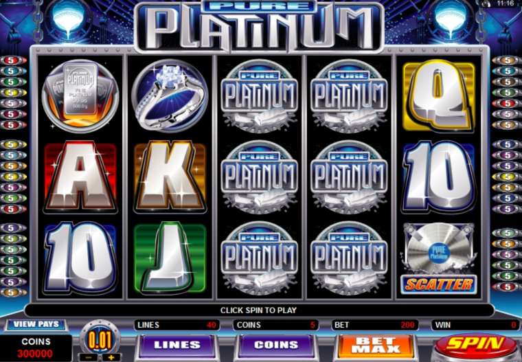 Видео покер Pure Platinum демо-игра