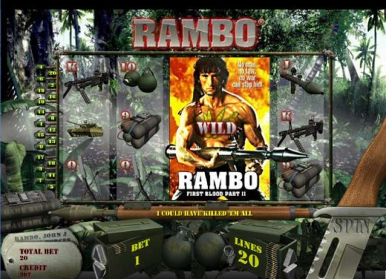 Онлайн слот Rambo играть