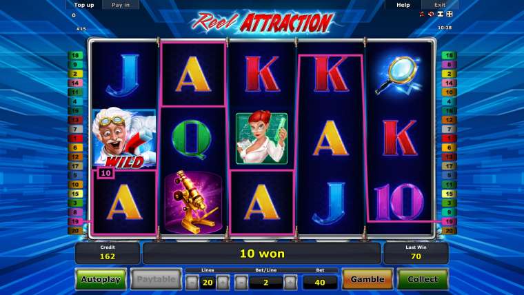 Видео покер Reel Attraction демо-игра
