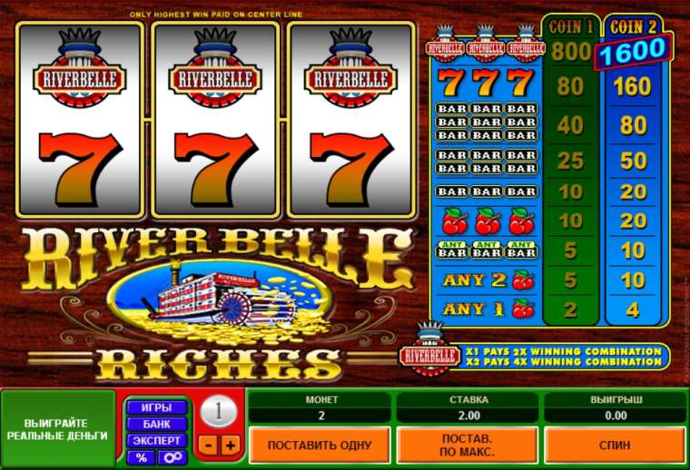 Видео покер River Belle Riches демо-игра
