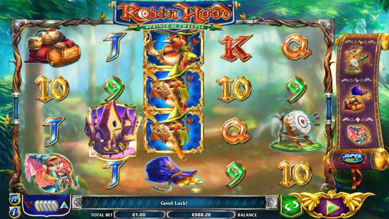 Видео покер Robin Hood: Prince of Tweets демо-игра