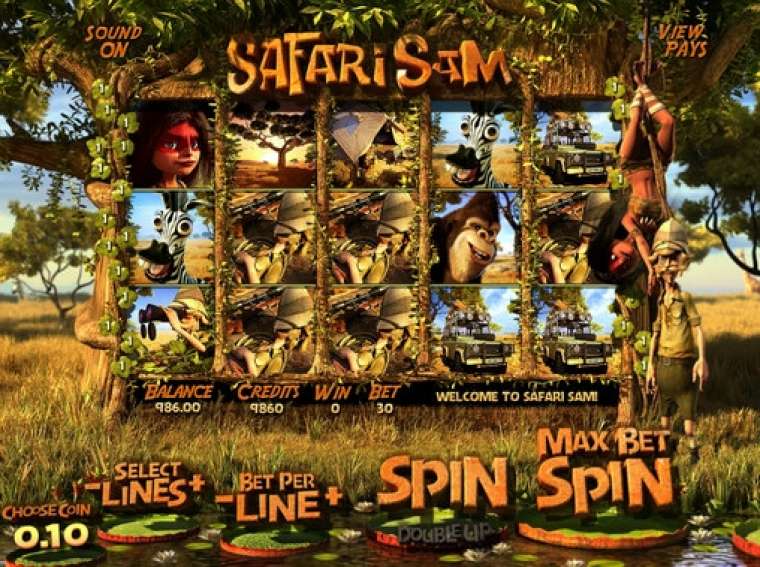Видео покер Safari Sam демо-игра