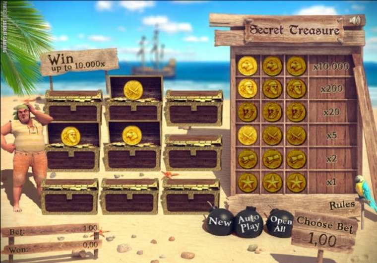 Видео покер Secret Treasure демо-игра
