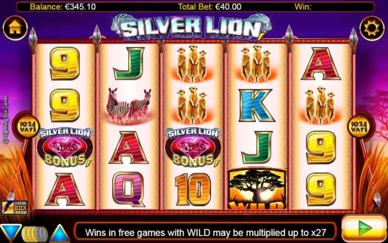 Видео покер Silver Lion демо-игра