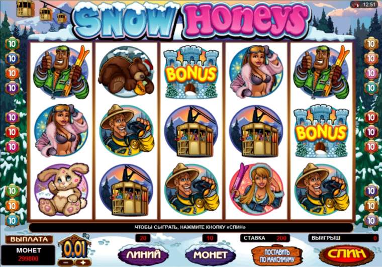 Онлайн слот Snow Honeys играть