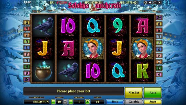 Видео покер Solokha Witchcraft демо-игра