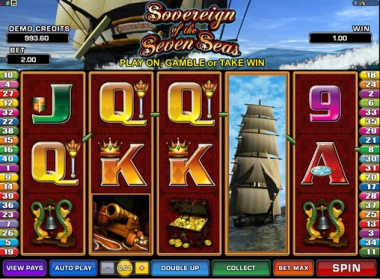 Видео покер Sovereign of the Seven Seas демо-игра
