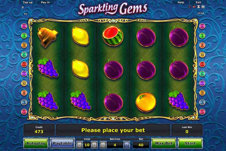 Видео покер Sparkling Gems демо-игра