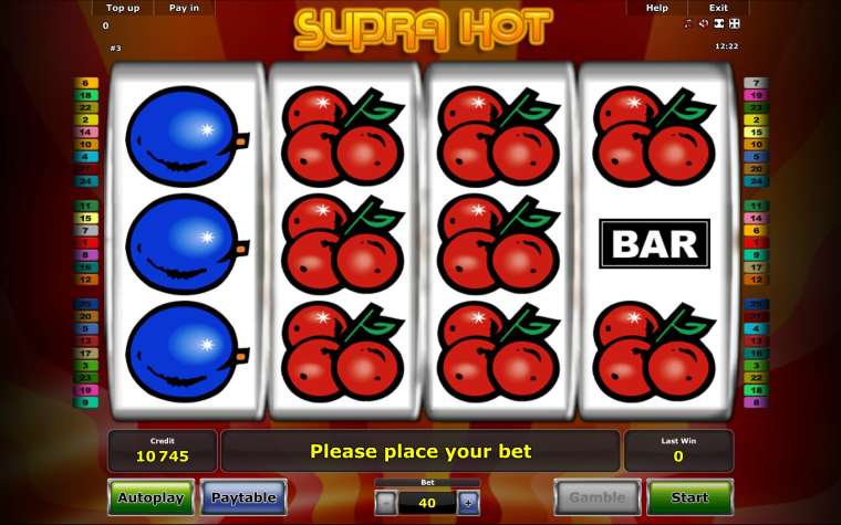 Видео покер Supra Hot демо-игра