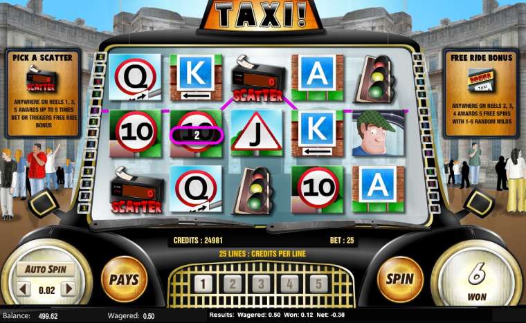 Видео покер Taxi! демо-игра
