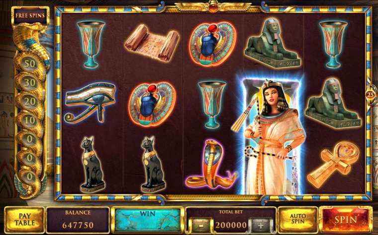 Видео покер The Asp of Cleopatra демо-игра