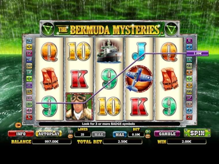 Видео покер The Bermuda Mysteries демо-игра