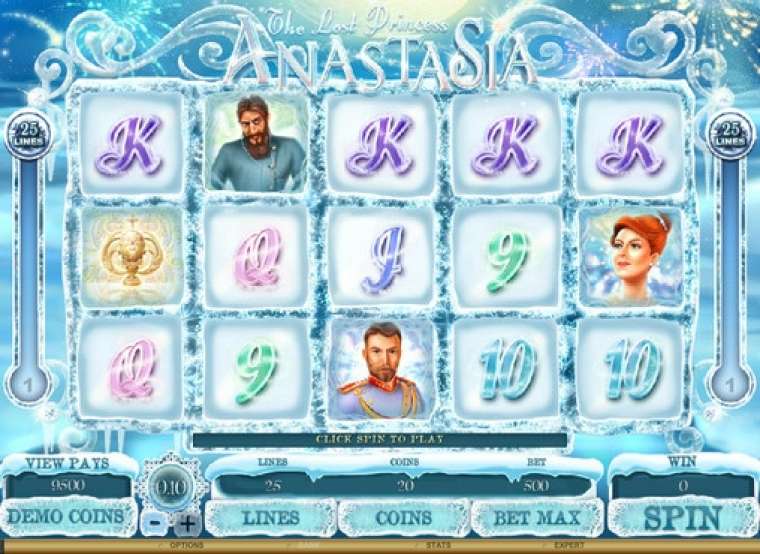 Онлайн слот The Lost Princess Anastasia играть