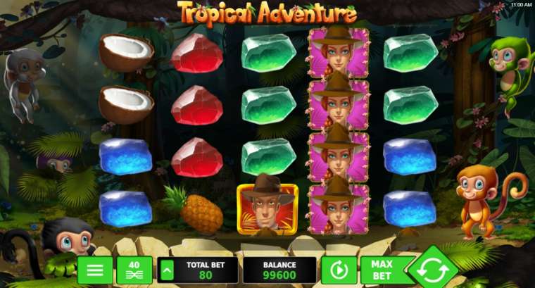 Видео покер Tropical Adventure демо-игра
