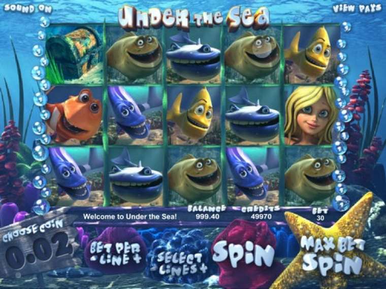 Видео покер Under the Sea демо-игра