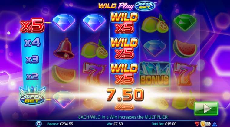 Видео покер Wild Play: Super Bet демо-игра